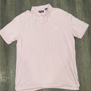 Chaps Light Pink Polo Style Shirt for Men